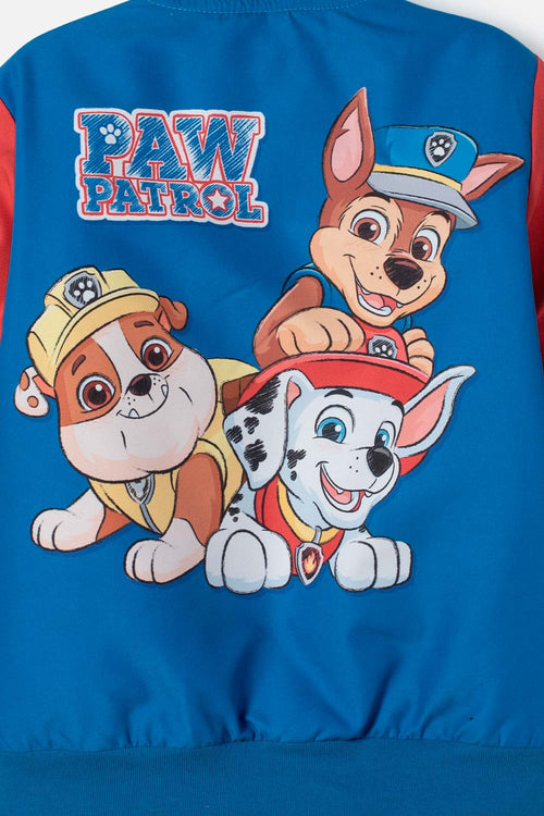 Card slide image -  CHAQUETA DE PAW PATROL CON CIERRE AZUL Y ROJO PARA NIÑO 2T A 5T