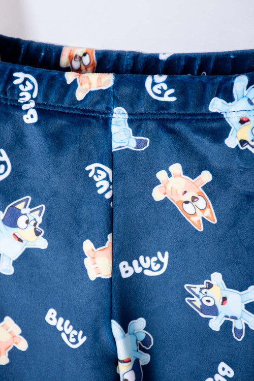 Card slide image -  PIJAMA DE BLUEY CON PANTALÓN LARGO MULTICOLOR PARA NIÑO 2T A 6T