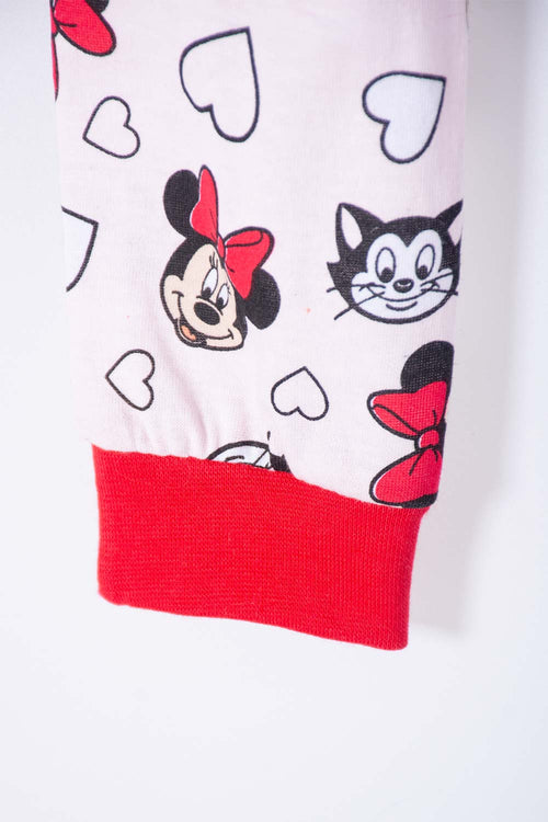 Card slide image -  PIJAMA DE MINNIE MOUSE ESTAMPADO ROSADO PARA BEBÉ NIÑA