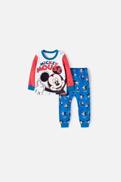 Card slide image -  PIJAMA DE MICKEY MOUSE CON PANTALÓN LARGO MULTICOLOR PARA BEBE NIÑO