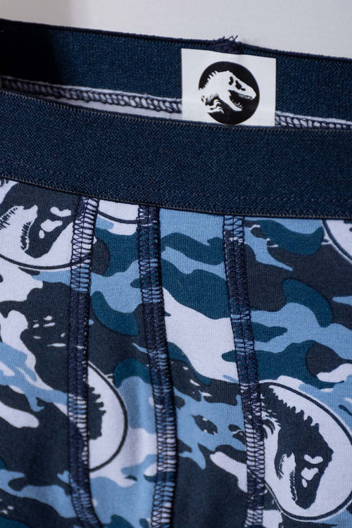 Card slide image -  PACK X2 BOXER DE JURASSIC WORLD AZUL Y GRIS PARA NIÑO 2T A 5T