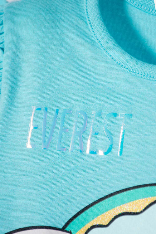 Card slide image -  CAMISETA DE PAW PATROL MANGA CORTA TURQUESA PARA NIÑA 2T A 6T