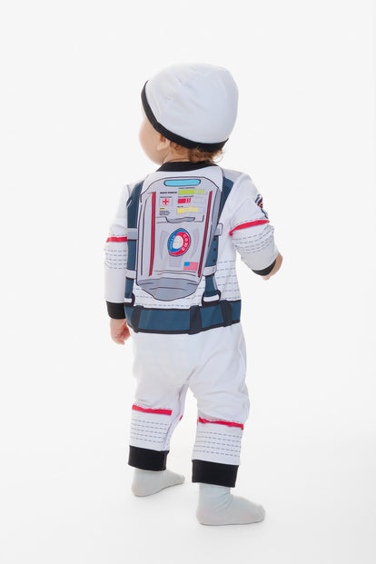 PIJAMA DE LA NASA MANGA LARGA BLANCO PARA BEBÉ NIÑO