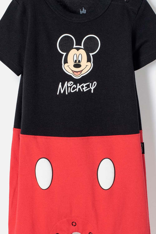 Card slide image -  ENTERIZO DE MICKEY MOUSE CON BROCHES MULTICOLOR PARA BEBÉ NIÑO