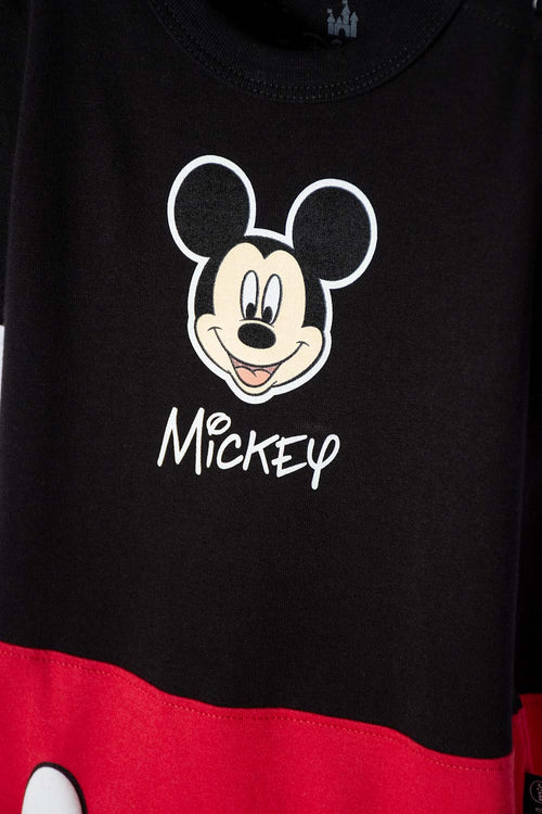 Card slide image -  ENTERIZO DE MICKEY MOUSE CON BROCHES MULTICOLOR PARA BEBÉ NIÑO