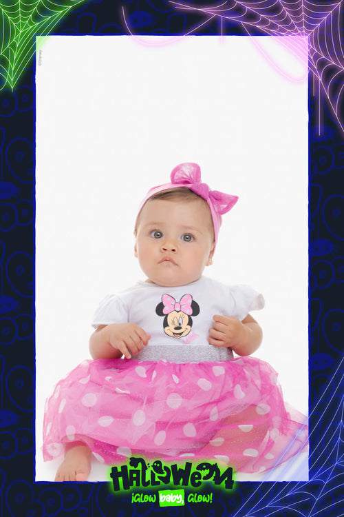 Card slide image -  VESTIDO DE MINNIE MOUSE CON BOLERO MULTICOLOR PARA BEBÉ NIÑA