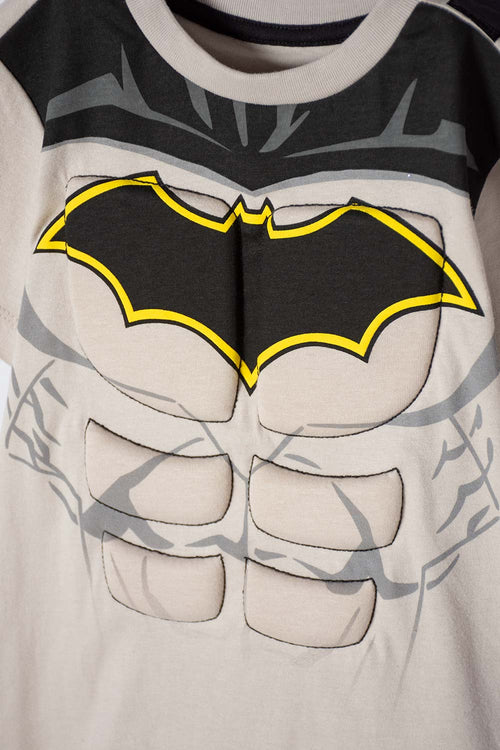 Card slide image -  CAMISETA DE BATMAN CON CAPA MULTICOLOR PARA 2T A 5T