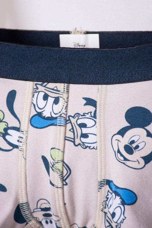 Card slide image -  PACK X2 BÓXER DE MICKEY MOUSE BLANCO Y MARFIL OSCURO PARA NIÑO 2T A 5T