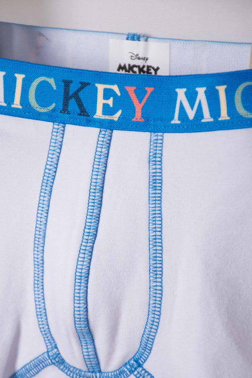 Card slide image -  PACK X2 BÓXER DE MICKEY MOUSE BLANCO Y MARFIL OSCURO PARA NIÑO 2T A 5T