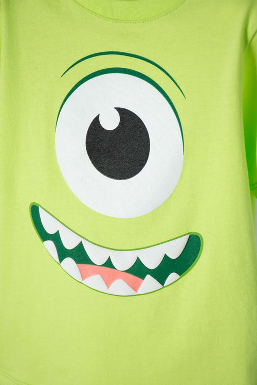 Card slide image -  CAMISETA DE MONSTER UNIVERSITY MANGA CORTA VERDE PARA NIÑO 2T A 5T