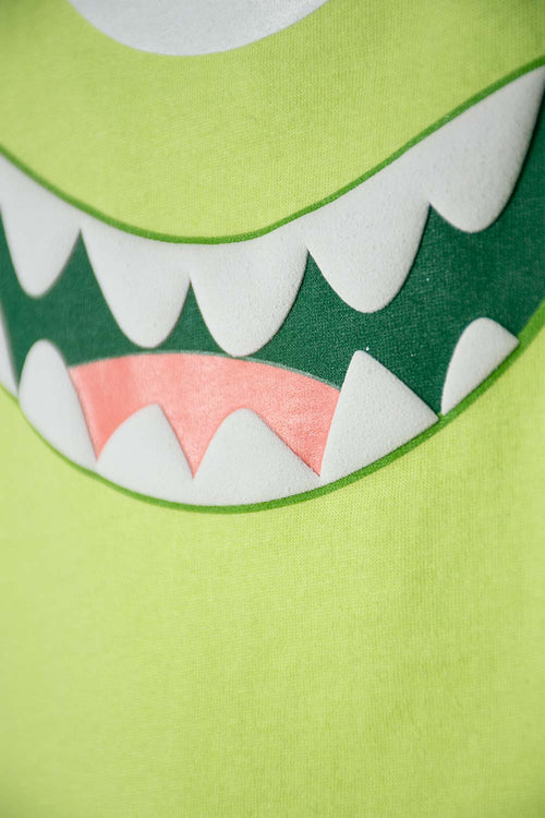 Card slide image -  CAMISETA DE MONSTER UNIVERSITY MANGA CORTA VERDE PARA NIÑO 2T A 5T