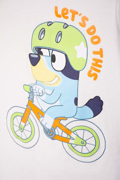 Card slide image -  CONJUNTO DE BLUEY CON PANTALÓN LARGO MULTICOLOR PARA NIÑO 2T A 6T