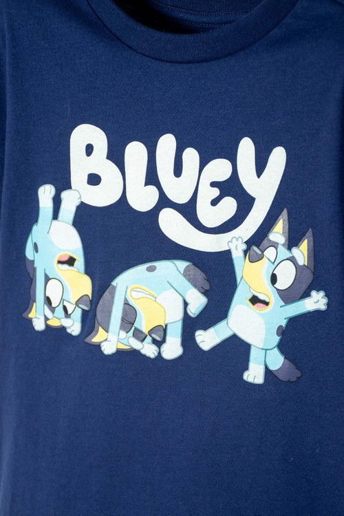 Card slide image -  PIJAMA DE BLUEY CON CAMISETA MANGA CORTA MULTICOLOR PARA NIÑO 2T A 6T