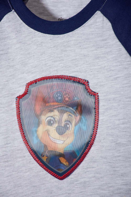 Card slide image -  CAMISETA DE PAW PATROL MANGA CORTA GRIS PARA NIÑO 2T A 6T