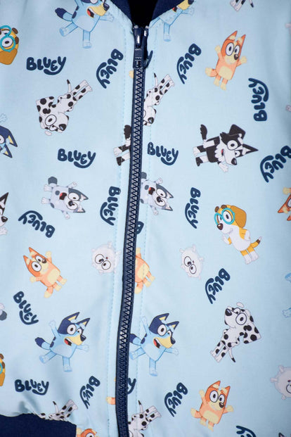 CHAQUETA DE BLUEY MULTICOLOR CON CIERRE DELANTERO PARA NIÑO 2T A 6T
