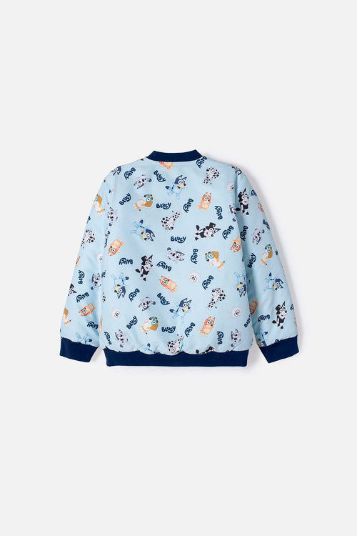 Card slide image -  CHAQUETA DE BLUEY MULTICOLOR CON CIERRE DELANTERO PARA NIÑO 2T A 6T