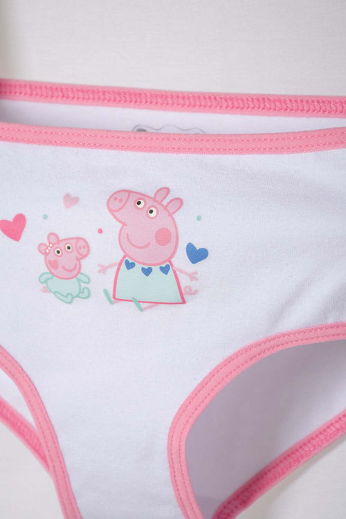 Card slide image -  PACK X2 PANTIES DE PEPPA PIG AZUL Y BLANCO NIÑA 2T A 5T