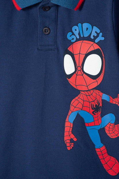 CAMISETA TIPO POLO DE SPIDEY AND HIS AMAZING FRIENDS PARA NIÑO 2T A 6T