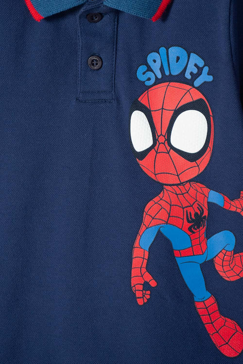 Card slide image -  CAMISETA TIPO POLO DE SPIDEY AND HIS AMAZING FRIENDS PARA NIÑO 2T A 6T