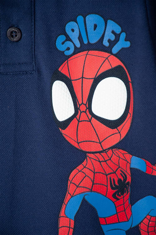 Card slide image -  CAMISETA TIPO POLO DE SPIDEY AND HIS AMAZING FRIENDS PARA NIÑO 2T A 6T