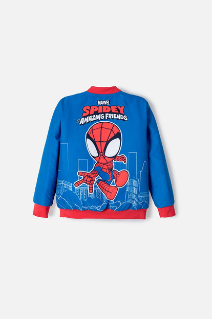 CHAQUETA DE SPIDEY AND HIS AMAZING FRIENDS AZUL PARA NIÑO 2T A 6T