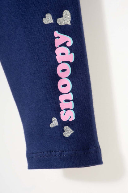 CONJUNTO DE SNOOPY MANGA CORTA MULTICOLOR PARA BEBÉ NIÑA