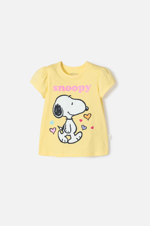 Card slide image -  CAMISETA CAMINADOR NIÑA EXTERIOR SNOOPY