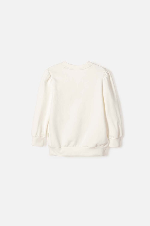 Card slide image -  BUZO DE MINNIE MOUSE CERRADO MARFIL PARA NIÑA 2T A 5T