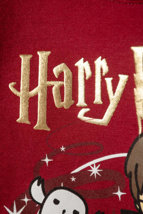 Card slide image -  CONJUNTO DE HARRY POTTER ROJO BOSQUE PARA BEBÉ NIÑO