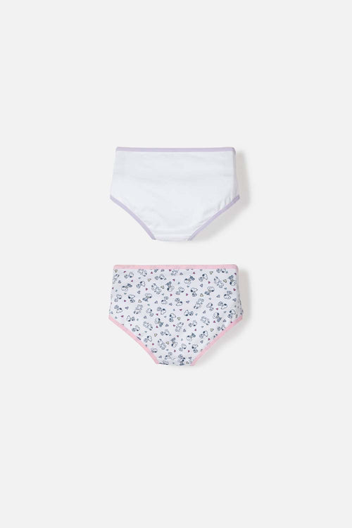 Card slide image -  PACK X2 PANTIES DE SNOOPY MULTICOLOR PARA NIÑA 2T A 5T