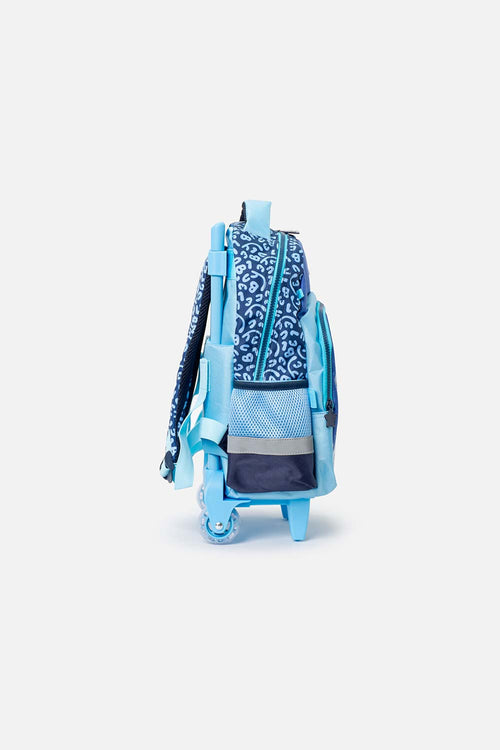 MORRAL DE BLUEY 14’’ CON RUEDAS AZUL PARA NIÑA