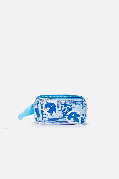 CARTUCHERA DE SONIC AZUL PARA NIÑO