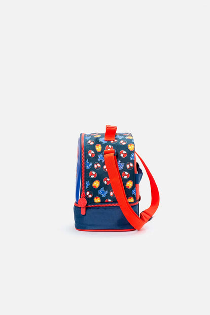LONCHERA DE SPIDERMAN  AZUL Y ROJO PARA NIÑO