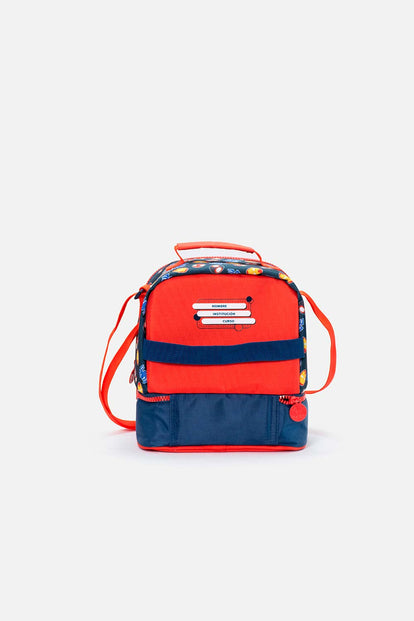 LONCHERA DE SPIDERMAN  AZUL Y ROJO PARA NIÑO