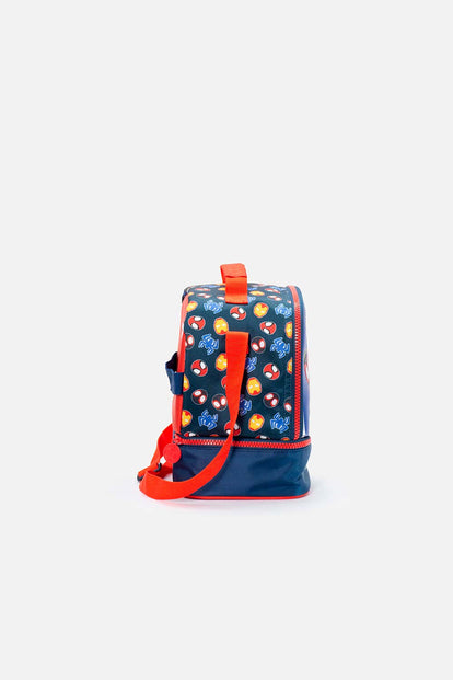 LONCHERA DE SPIDERMAN  AZUL Y ROJO PARA NIÑO