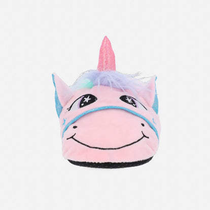  PANTUFLAS CERRADAS DE MIC ROSADAS PARA NIÑA