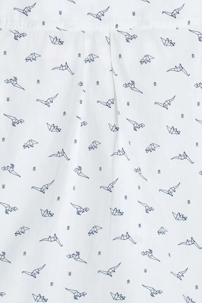 CAMISA MIC BLANCA MANGA LARGA PARA NIÑO