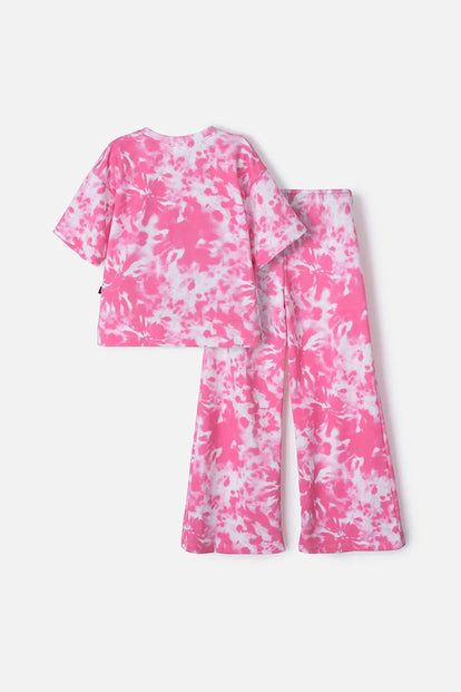 CONJUNTO DE KUROMI ROSADO CON PANTALÓN LARGO PARA NIÑA