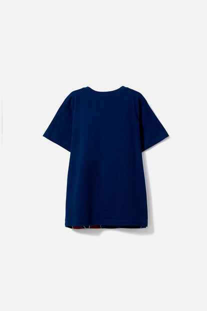 CAMISETA DE SPIDER-MAN MANGA CORTA AZUL PARA NIÑO