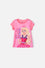 CAMISETA DE BARBIE MANGA CORTA ROSA PARA NIÑA