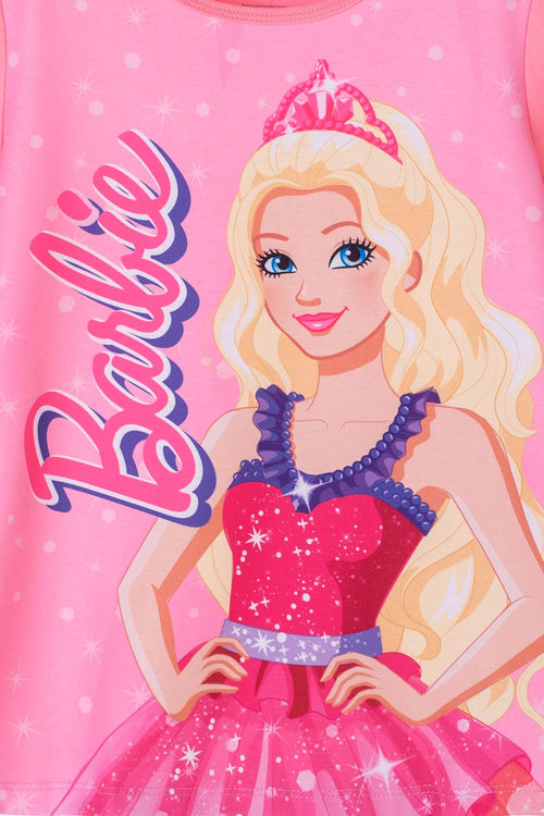 Card slide image -  CAMISETA DE BARBIE MANGA CORTA ROSA PARA NIÑA