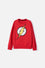BUZO DE FLASH CERRADO ROJO PARA NIÑO