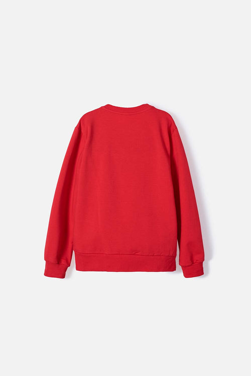 BUZO DE FLASH CERRADO ROJO PARA NIÑO