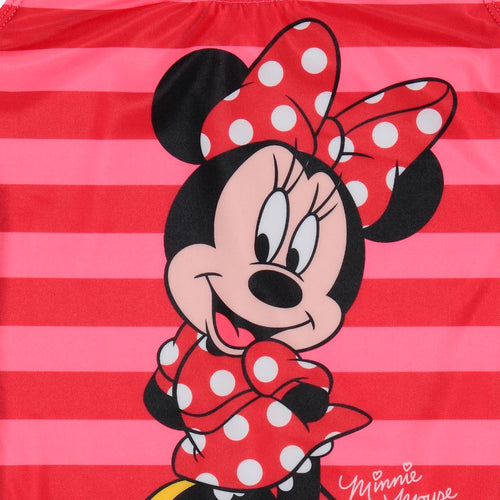 VESTIDO DE BAÑO DE MINNIE MOUSE MANGA SISA ROSADO DE NIÑA