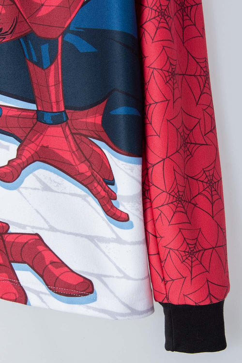 PIJAMA DE SPIDER-MAN ROJA DE PANTALÓN LARGO PARA NIÑO