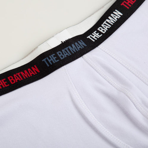 Card slide image -  PACK X2 BOXER DE BATMAN BLANCO Y ROJO PARA NIÑO