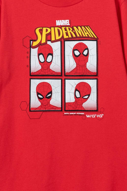 Card slide image -  CAMISETA DE SPIDER-MAN  MANGA CORTA ROJA PARA NIÑO