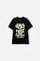 CAMISETA DE MANDALORIAN MANGA CORTA NEGRO PARA NIÑO