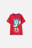 CAMISETA DE SONIC MANGA CORTA ROJA PARA NIÑO