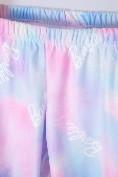 PIJAMA DE BARBIE MANGA LARGA  MULTICOLOR PARA NIÑA